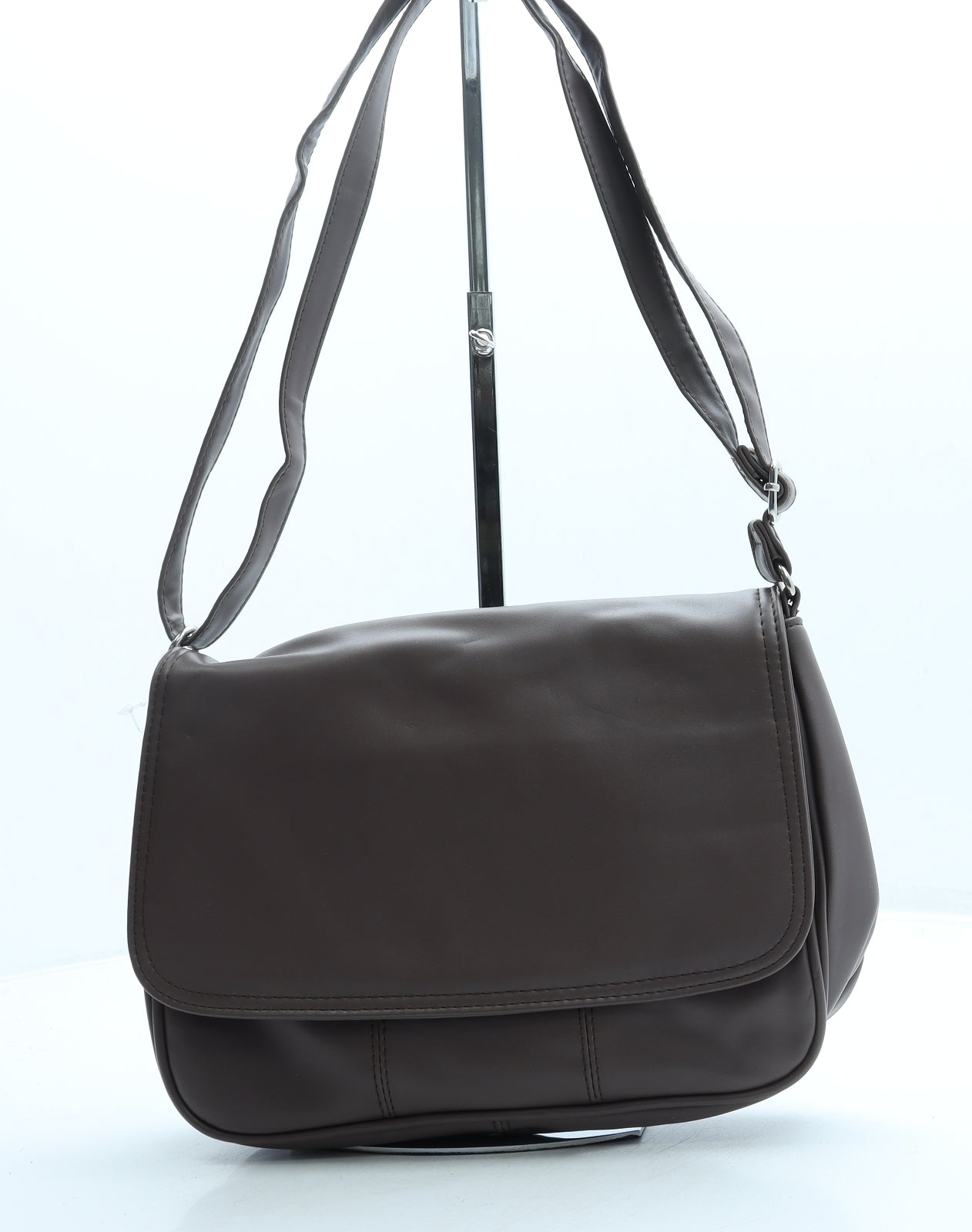 Pavers Womens Brown Leather Crossbody Size Small