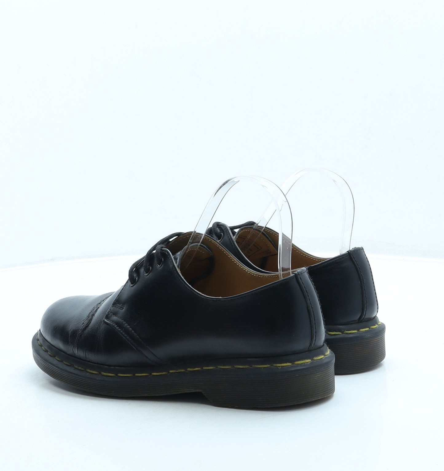 Dr. Martens Womens Black Leather Oxford Flat UK 5 38