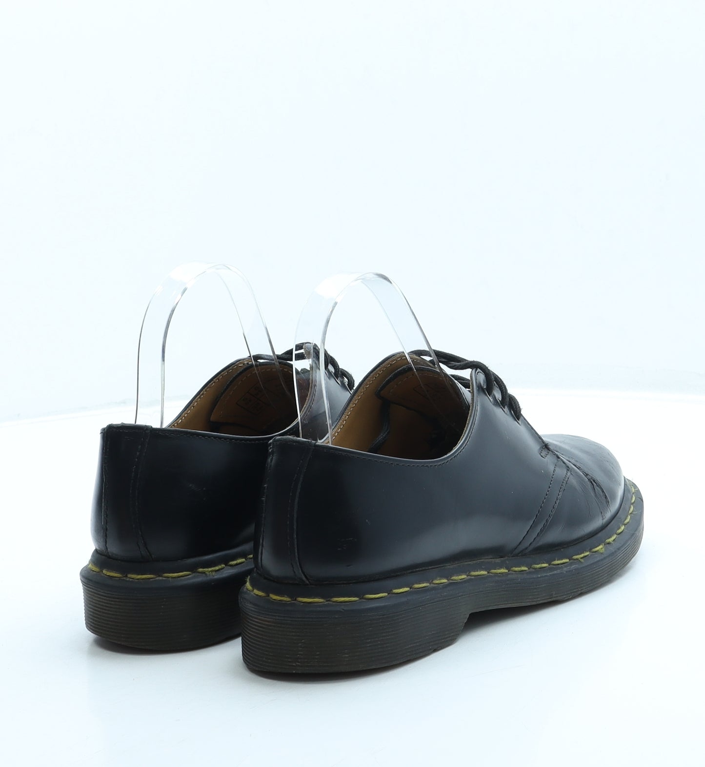 Dr. Martens Womens Black Leather Oxford Flat UK 5 38