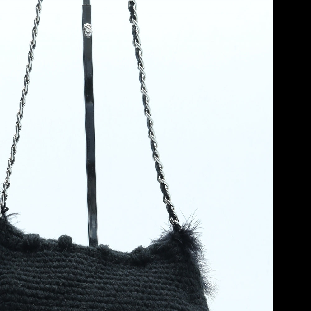 River Island Womens Black Polyester Crossbody Size Small