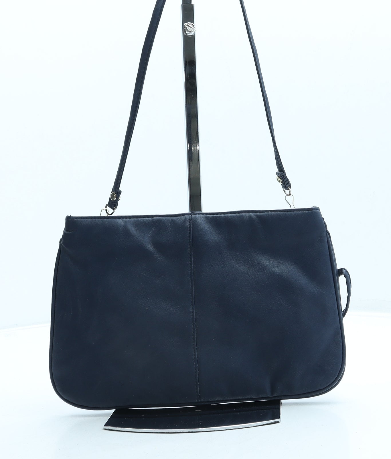 Salisburys Womens Blue Leather Crossbody Size Small