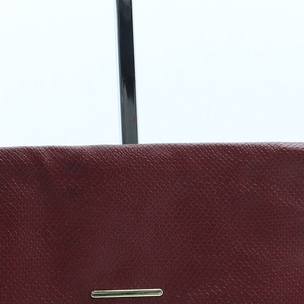 Pep & Co Womens Red Leather Clutch Size Small