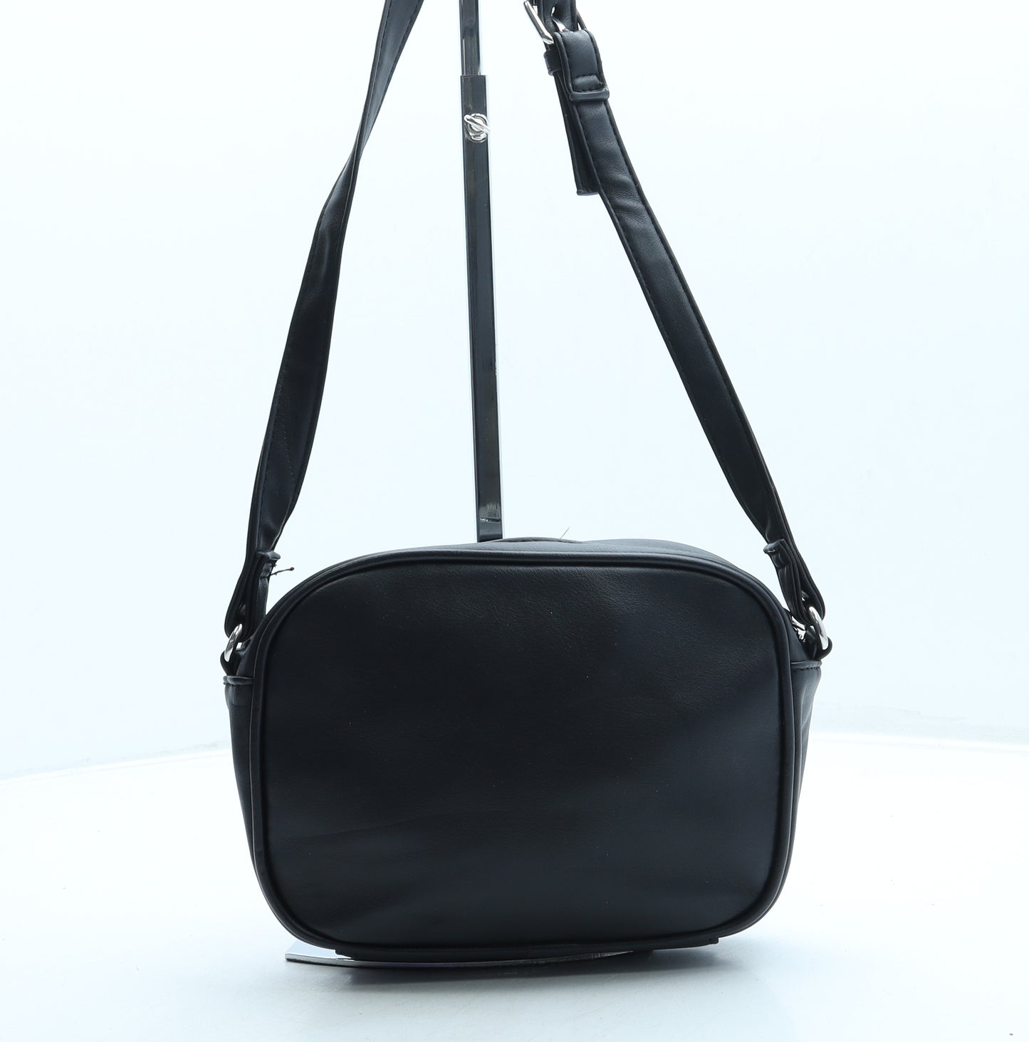 Primark Womens Black Leather Crossbody Size Small