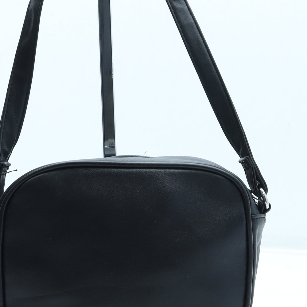 Primark Womens Black Leather Crossbody Size Small