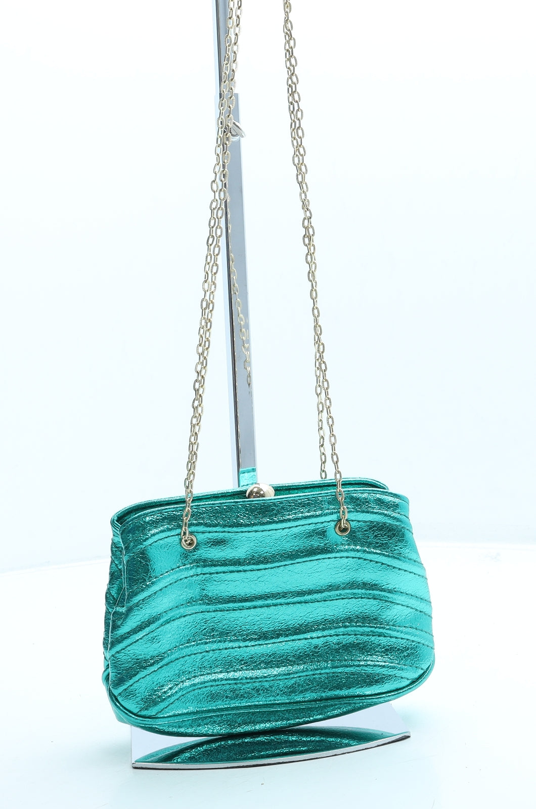 Zara Womens Green Leather Crossbody Size Mini