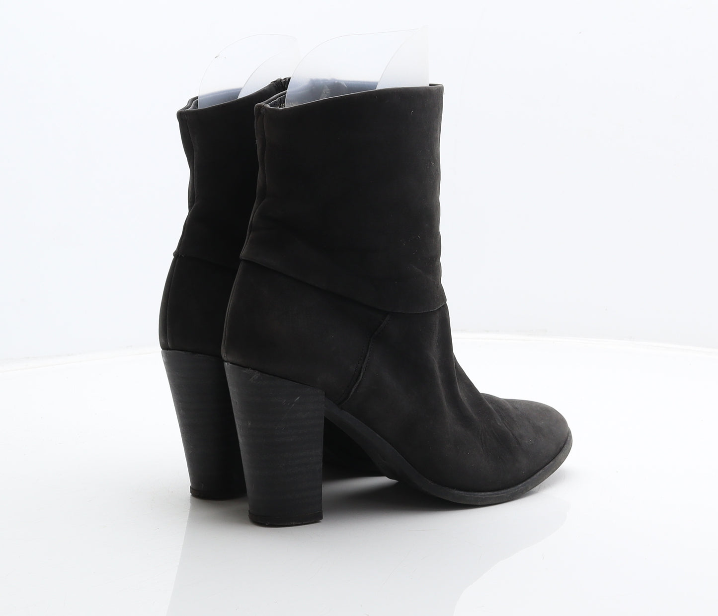 Jones Bootmaker Womens Black Leather Bootie Boot UK 5.5 39