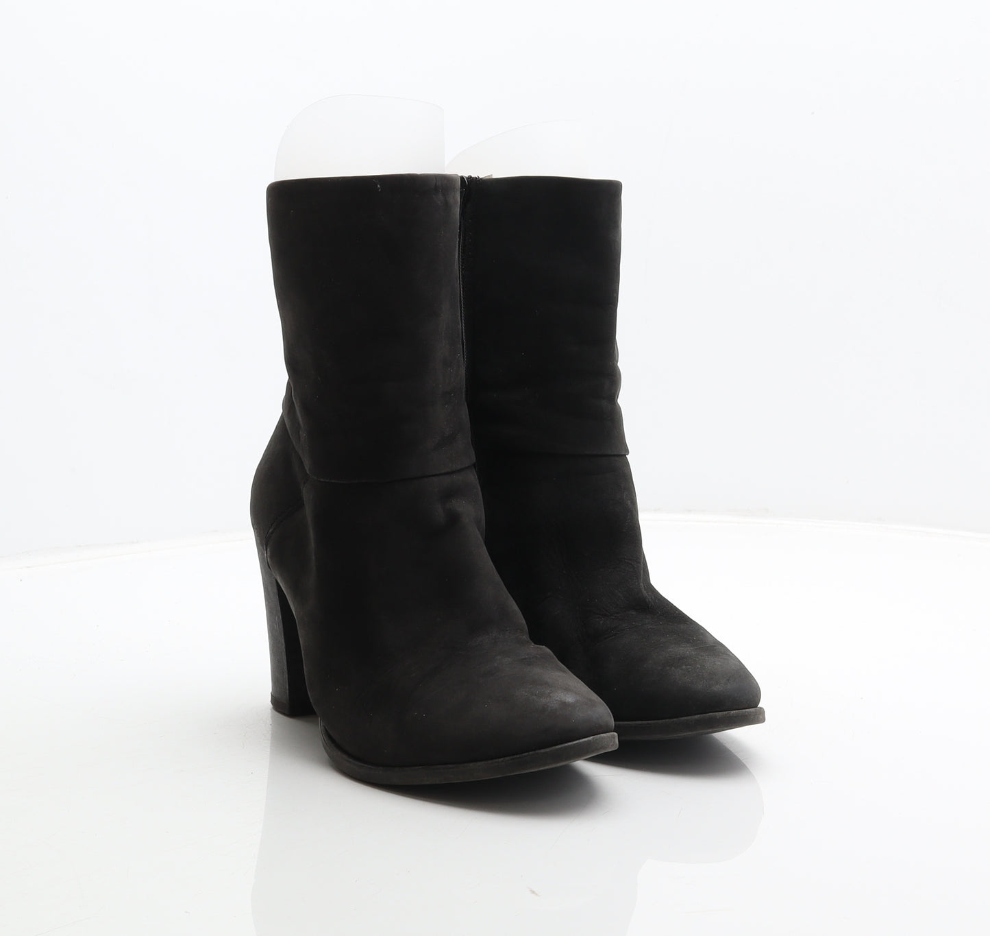 Jones Bootmaker Womens Black Leather Bootie Boot UK 5.5 39