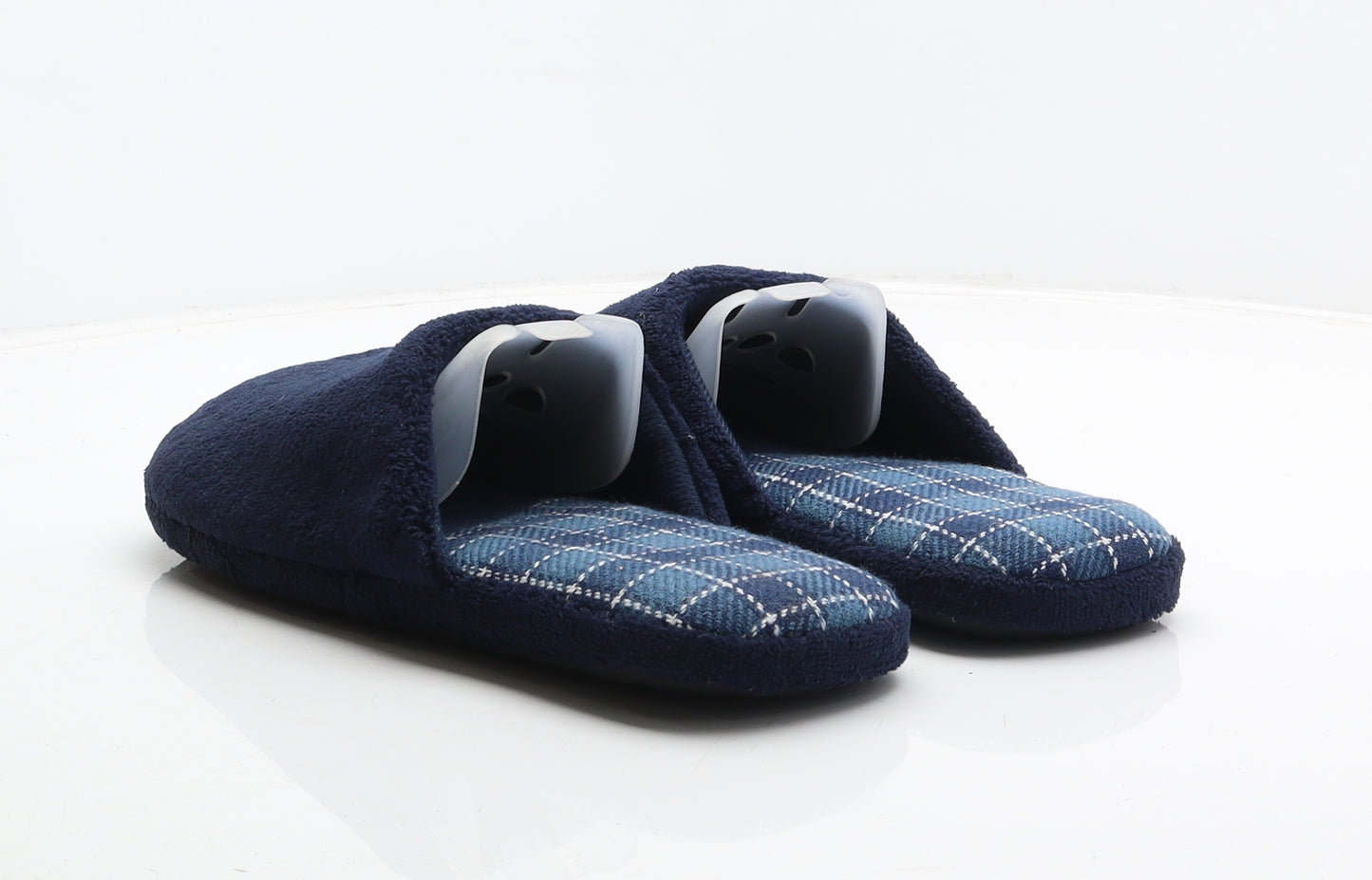 Preworn Boys Blue Polyester Mule Slipper UK 9