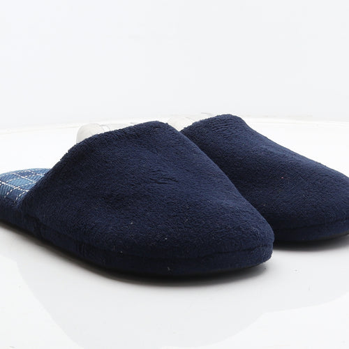 Preworn Boys Blue Polyester Mule Slipper UK 9