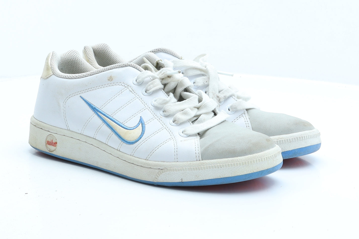Nike Mens White Polyester Trainer UK 7