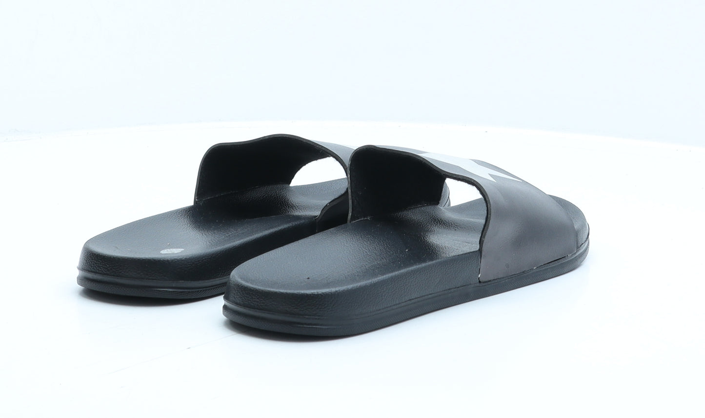 Preworn Womens Blue Rubber Slider Sandal UK 7 40