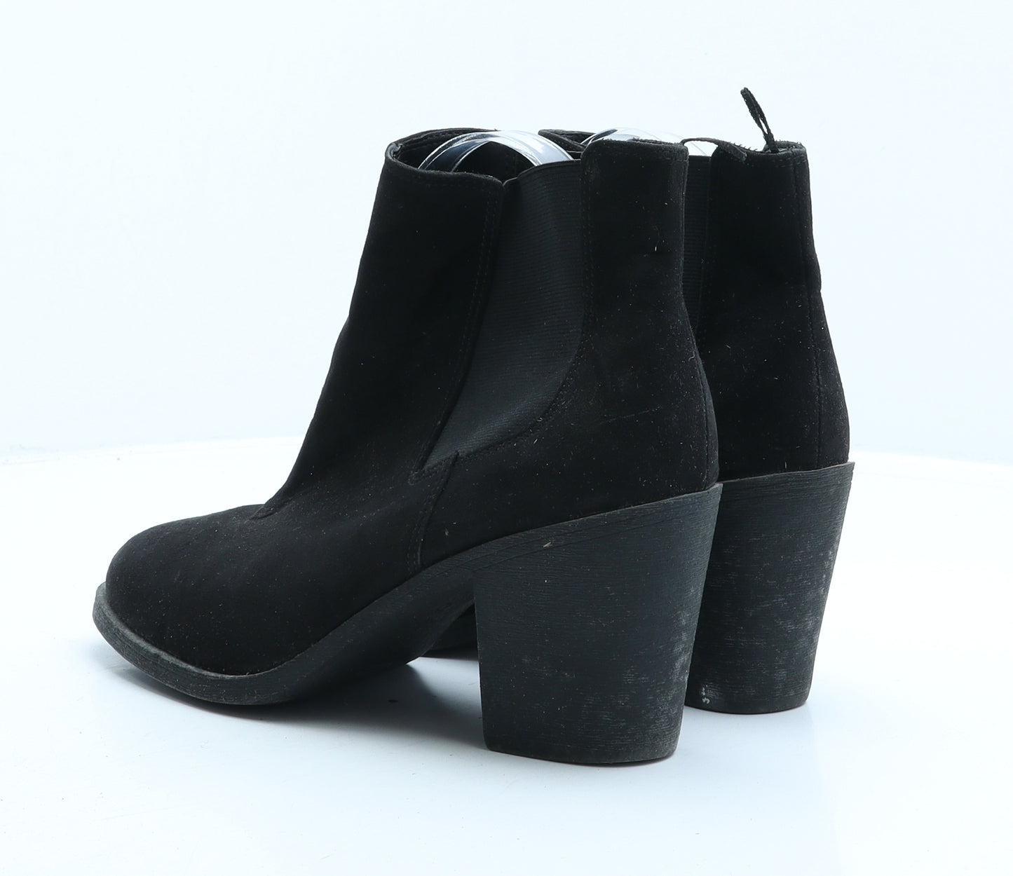 H&M Womens Black Fabric Chelsea Boot UK 8 41
