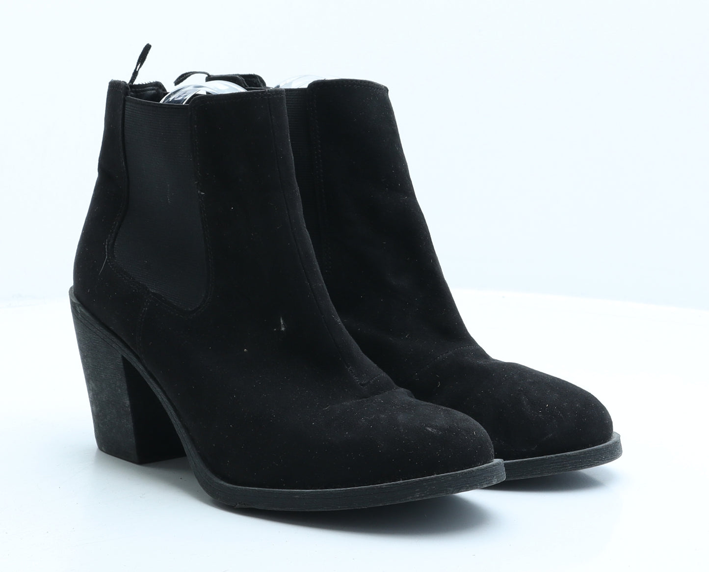 H&M Womens Black Fabric Chelsea Boot UK 8 41
