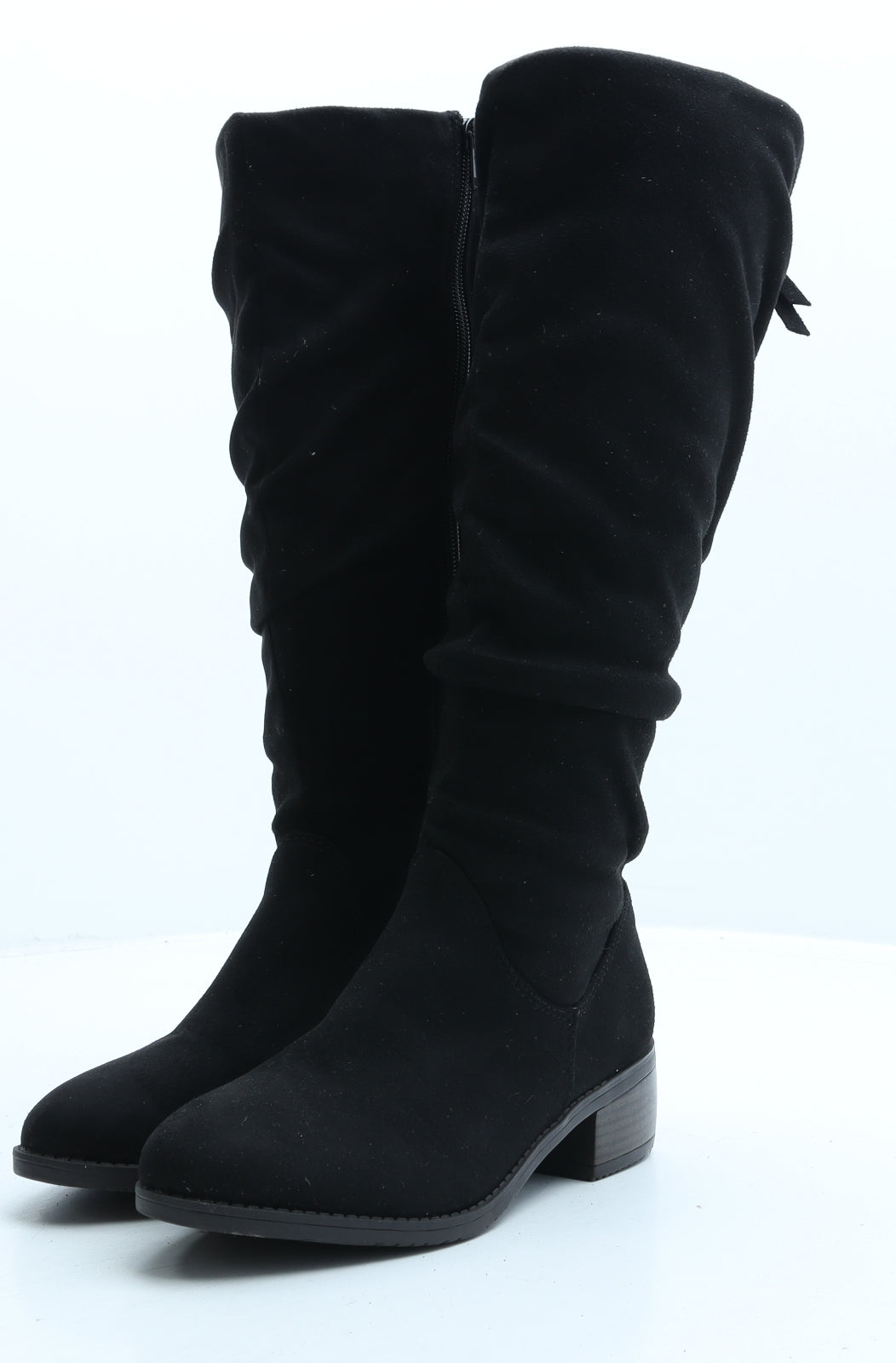 London Label Womens Black Synthetic Slip On Boot UK 5