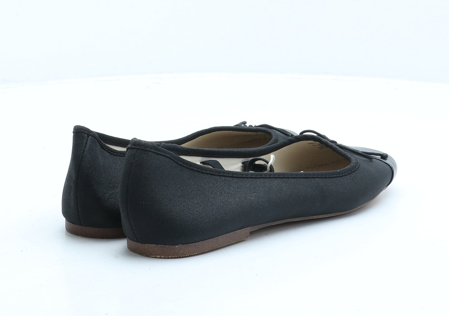 Zara Girls Black Fabric Ballet Flat UK 3 36