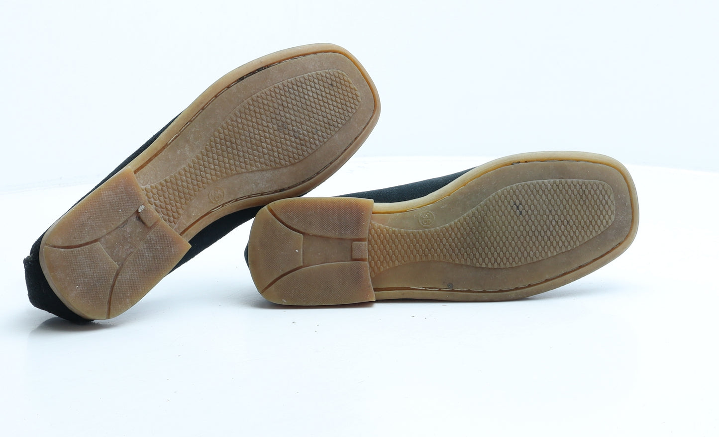 Preworn Womens Blue Fabric Loafer Casual UK 3 36