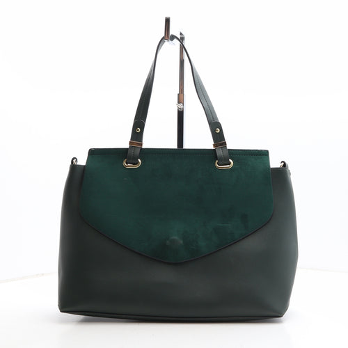 New Look Womens Green Polyethylene Top Handle Bag Size Medium