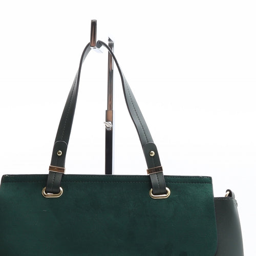 New Look Womens Green Polyethylene Top Handle Bag Size Medium