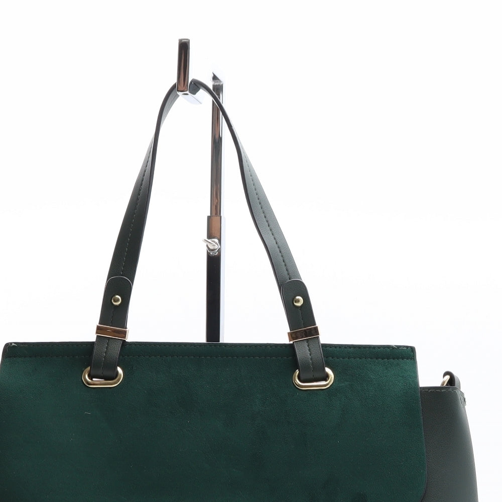 New Look Womens Green Polyethylene Top Handle Bag Size Medium