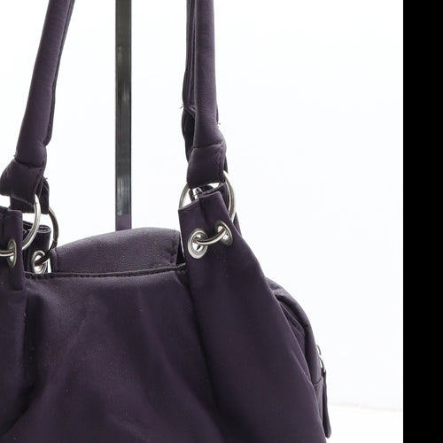 TU Womens Purple Polyethylene Top Handle Bag Size Small