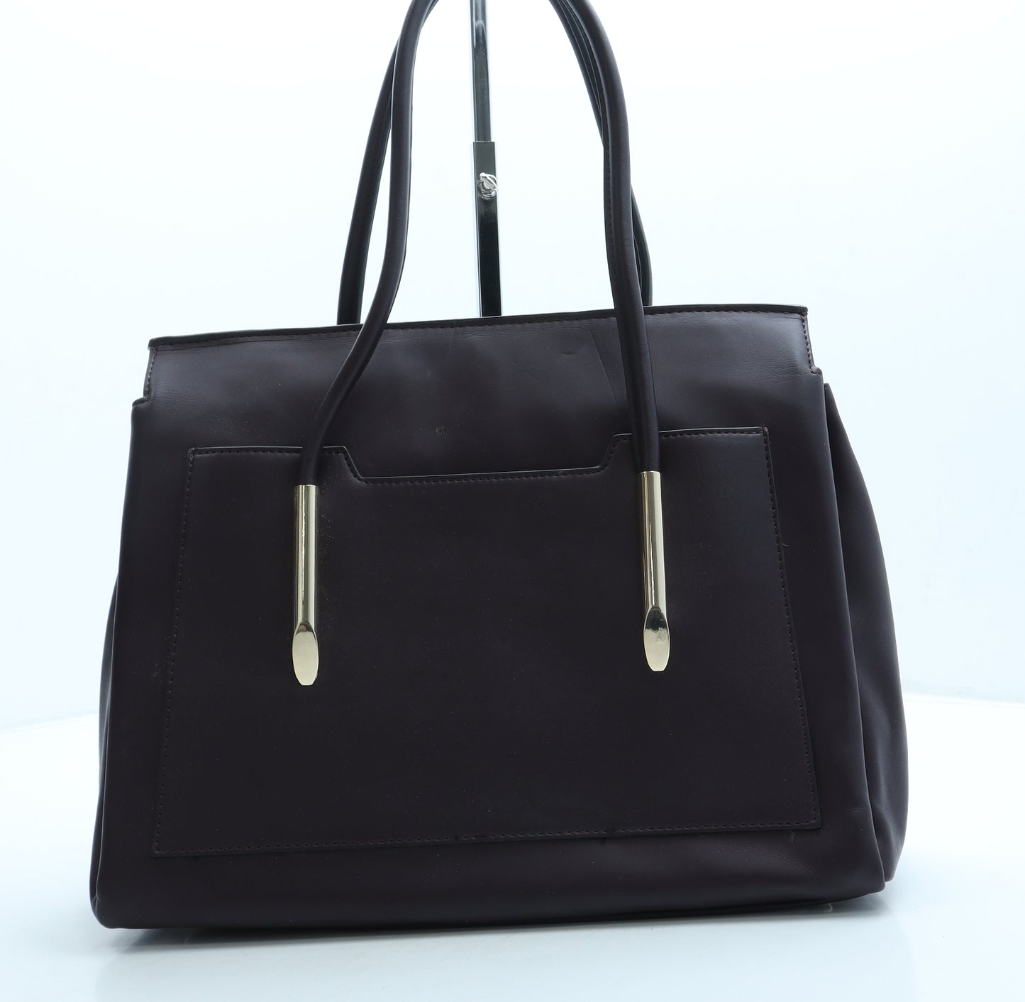 Fiorelli Womens Purple Leather Top Handle Bag Size Medium