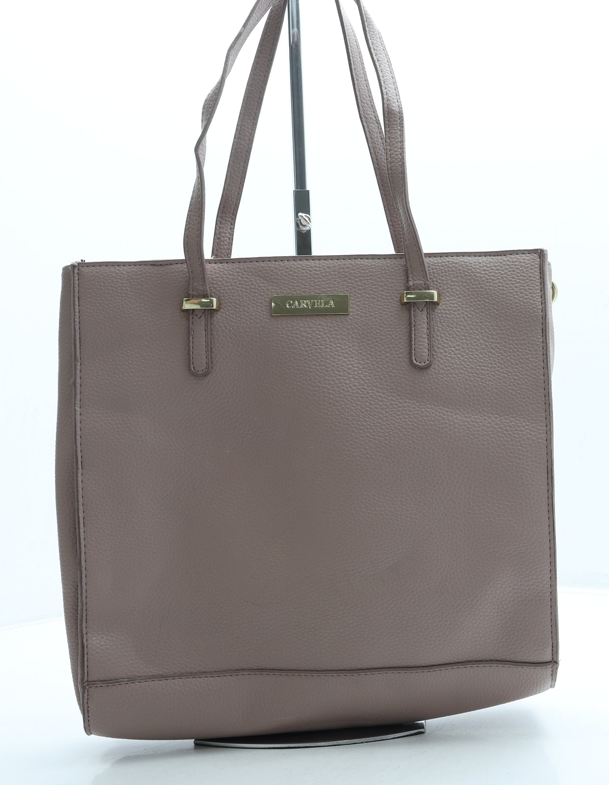 Carvela Womens Pink Leather Shoulder Bag Size Medium
