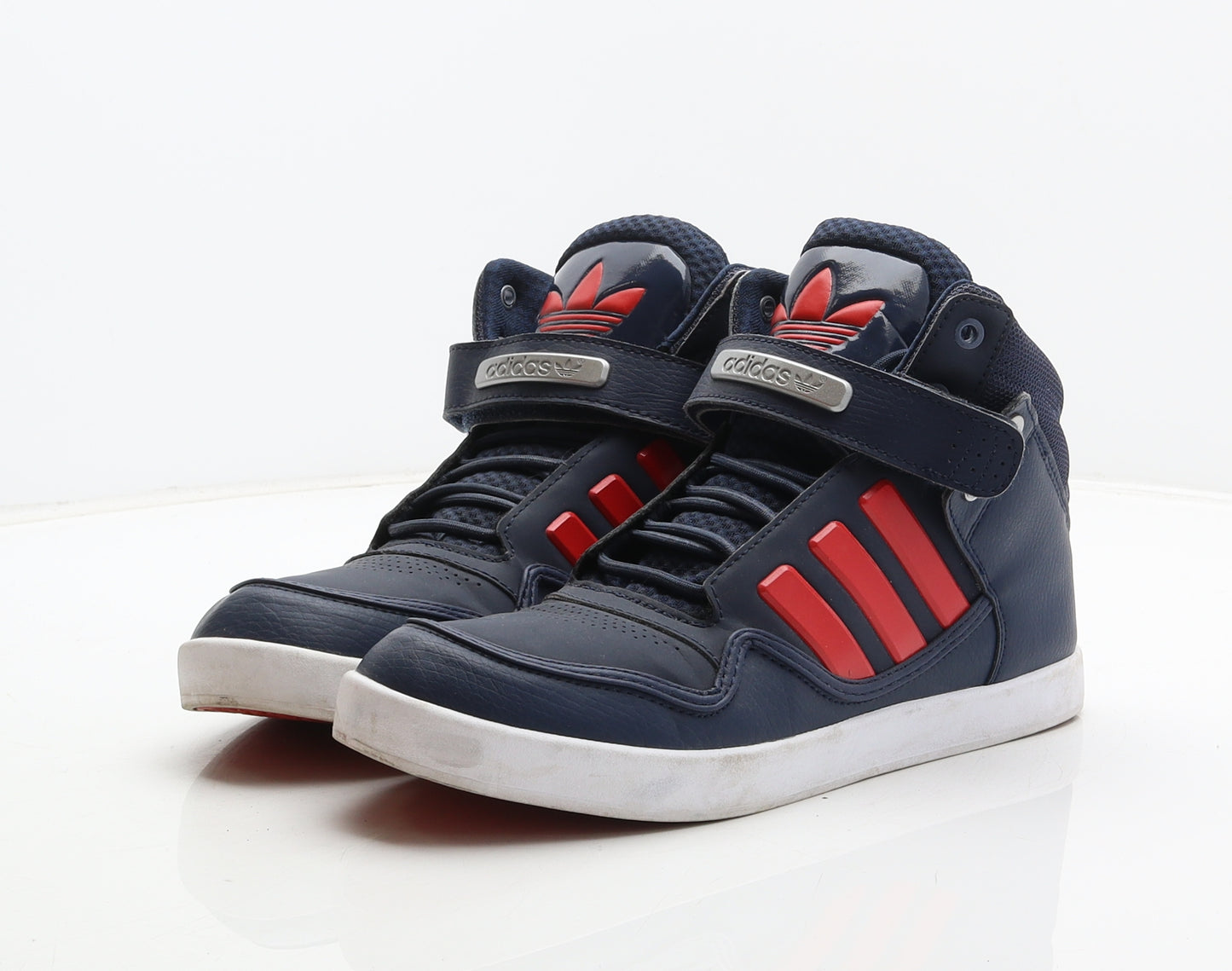adidas Mens Blue Synthetic Trainer UK 8 42