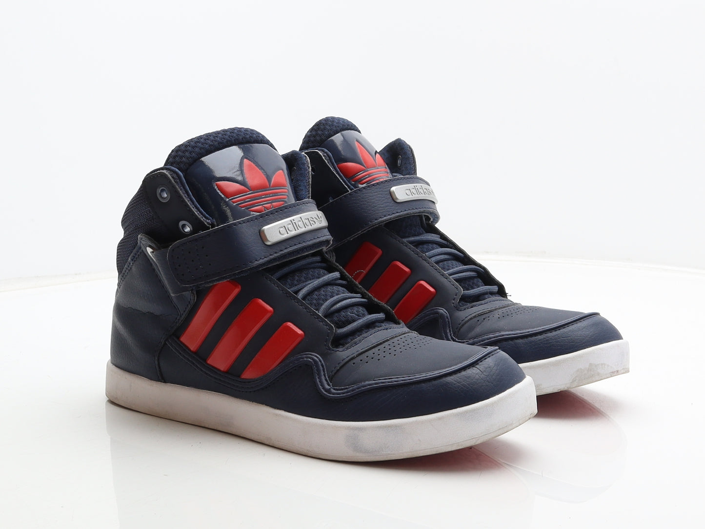 adidas Mens Blue Synthetic Trainer UK 8 42