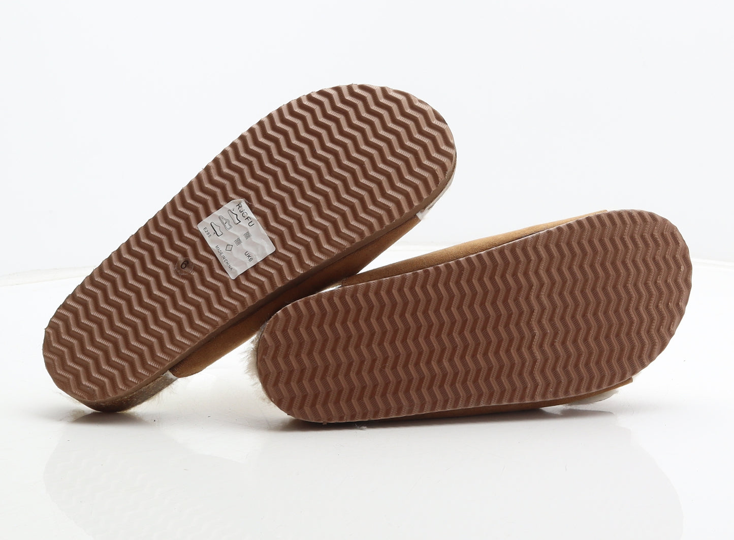 V by Very Womens Brown Polyester Slider Sandal UK 6