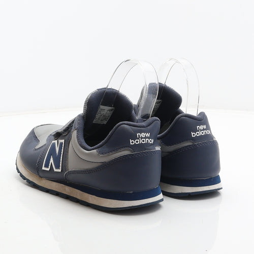 New Balance Boys Blue Synthetic Trainer UK 5 38