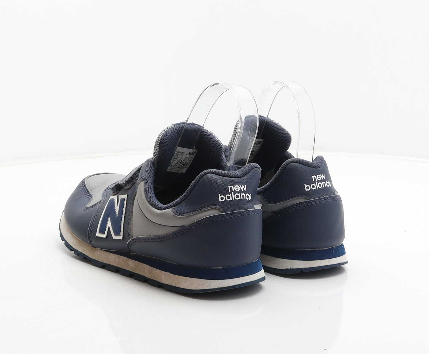 New Balance Boys Blue Synthetic Trainer UK 5 38