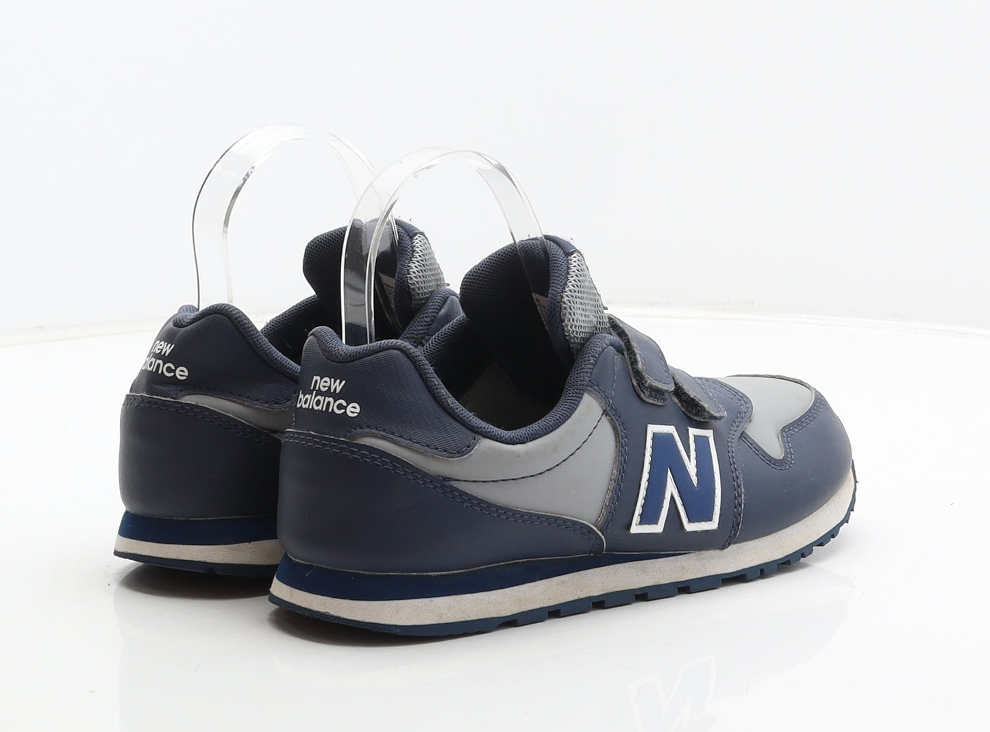 New Balance Boys Blue Synthetic Trainer UK 5 38