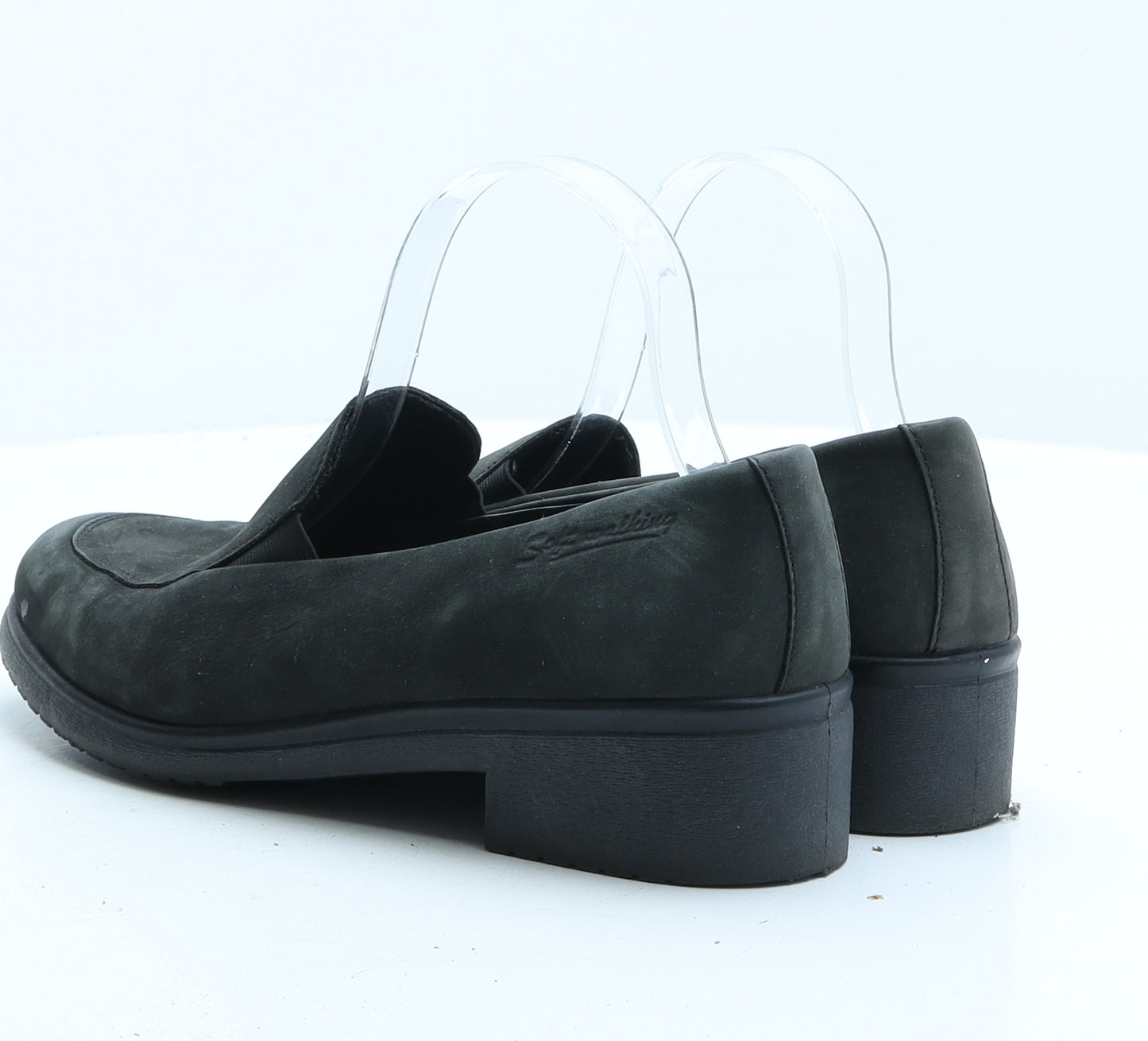 Rohde Womens Black Fabric Loafer Casual UK 8