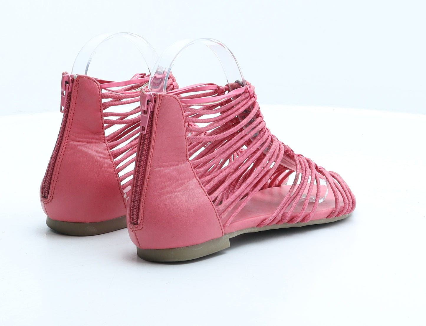 Fiore Womens Pink Synthetic Gladiator Sandal UK 3 36