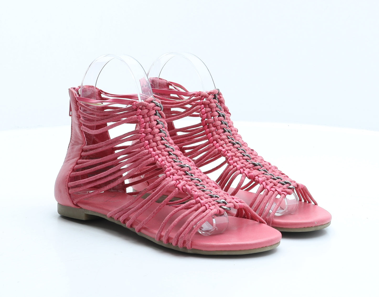 Fiore Womens Pink Synthetic Gladiator Sandal UK 3 36