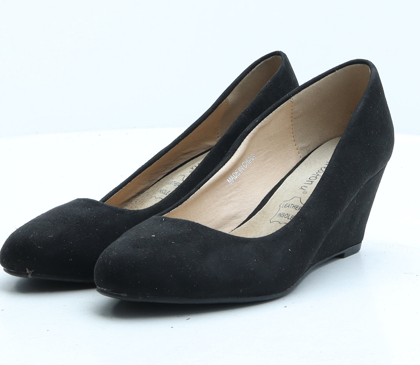 Greaton U Womens Black Fabric Court Heel UK 6 39