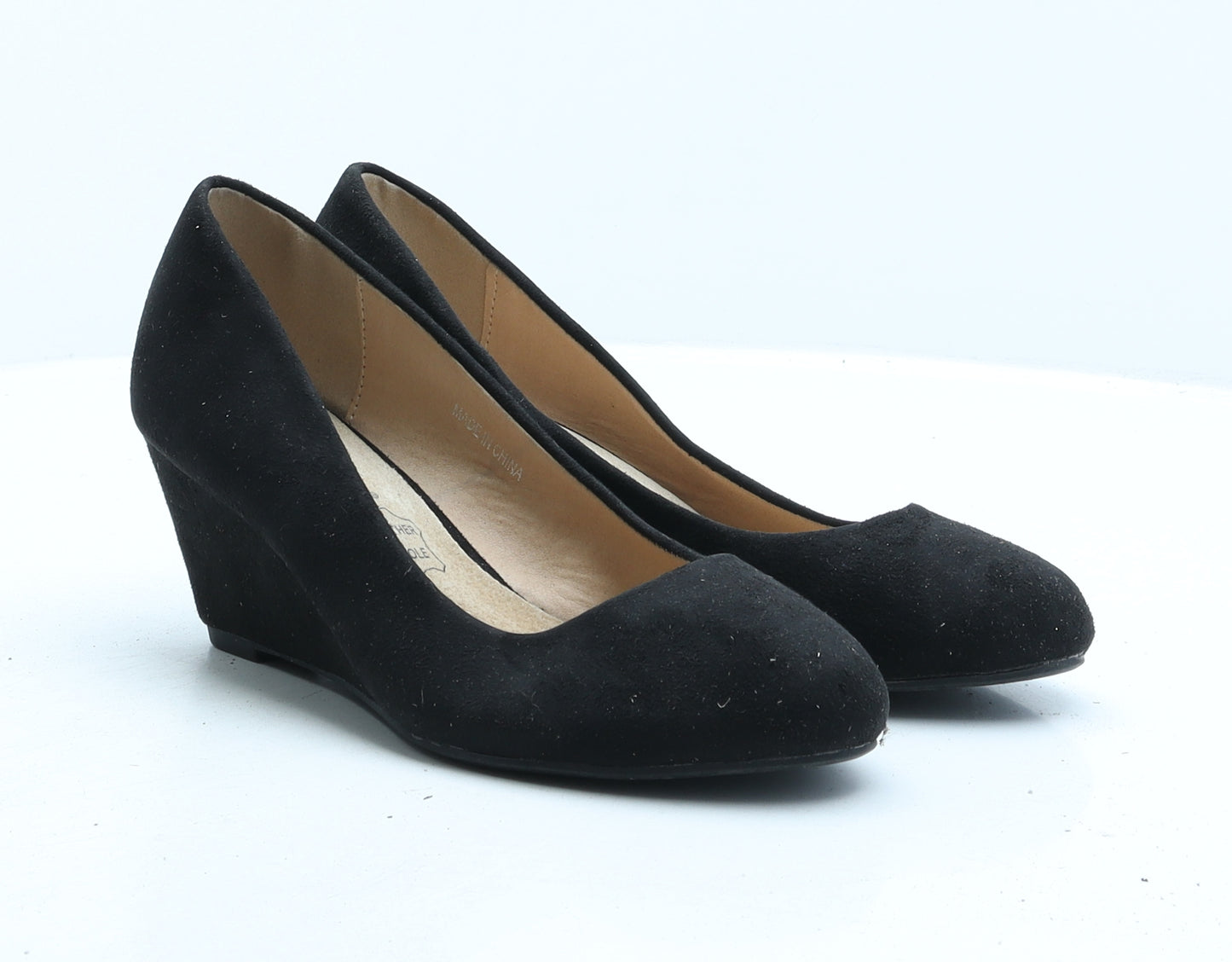 Greaton U Womens Black Fabric Court Heel UK 6 39