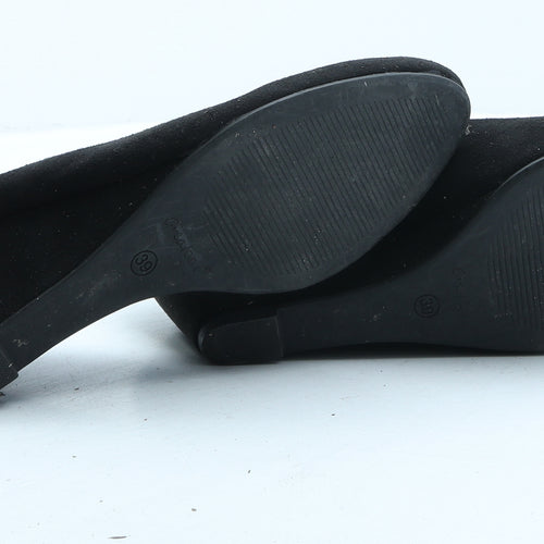 Greaton U Womens Black Fabric Court Heel UK 6 39