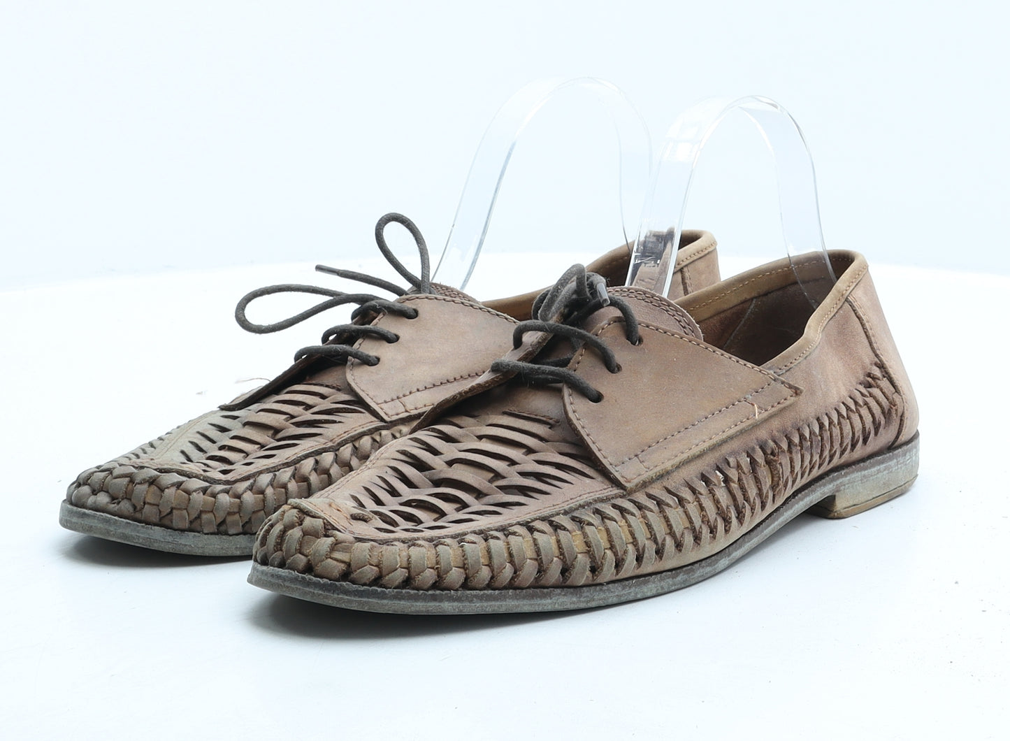 OFFICE Mens Brown Leather Loafer Casual UK 10