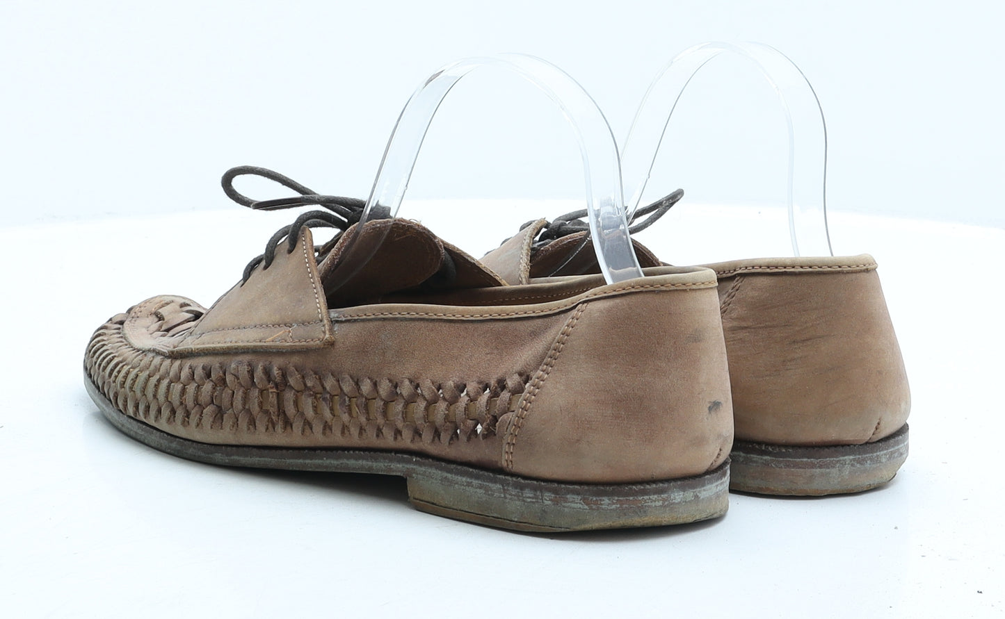 OFFICE Mens Brown Leather Loafer Casual UK 10