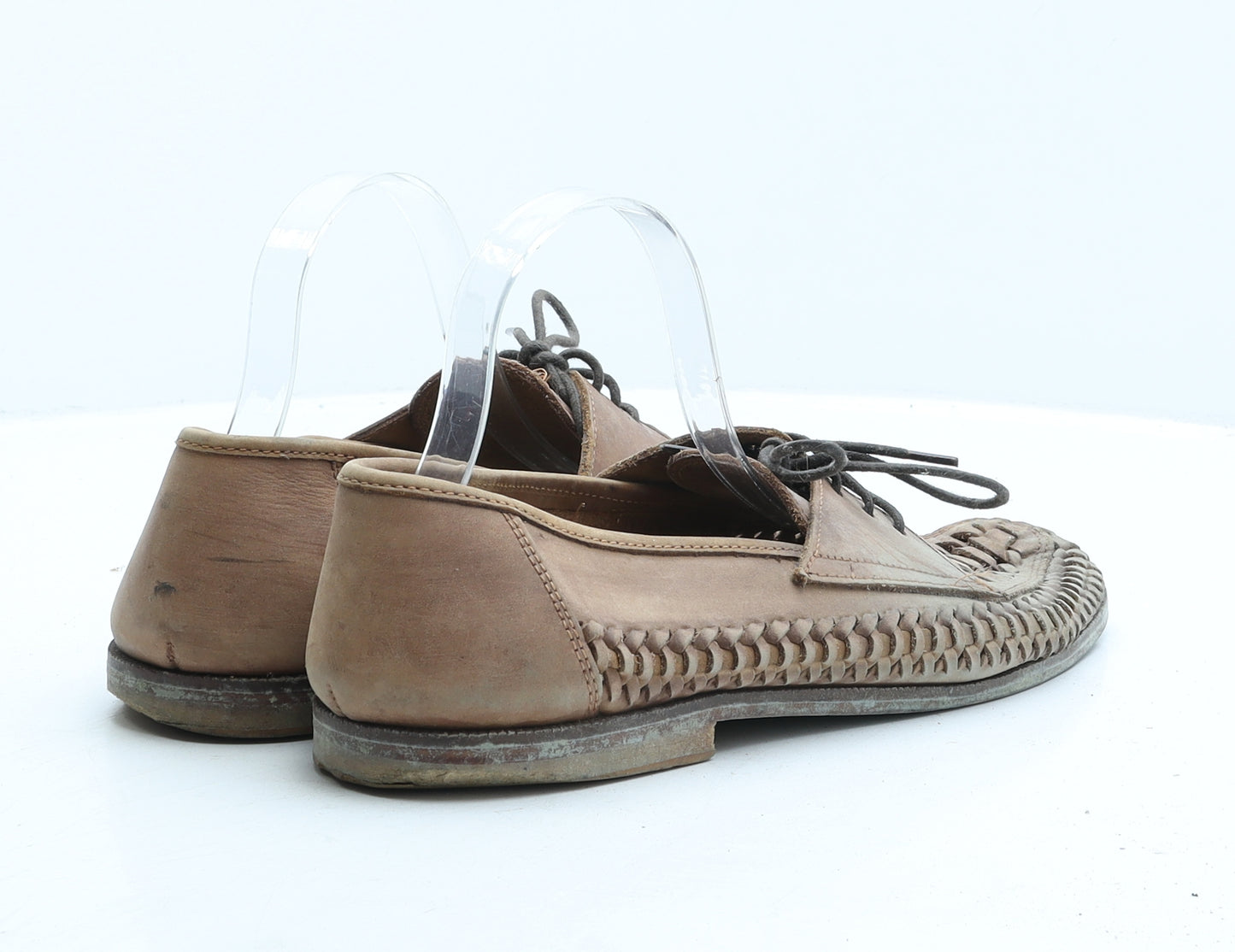 OFFICE Mens Brown Leather Loafer Casual UK 10