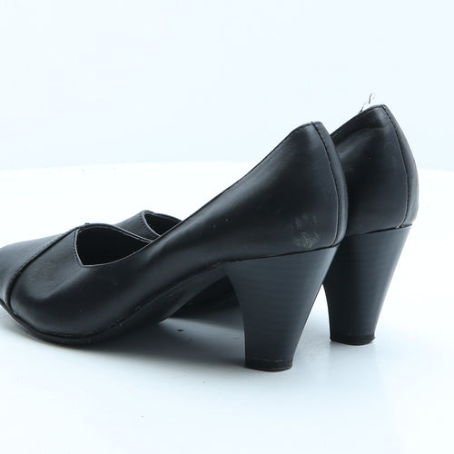 George Womens Black Synthetic Court Heel UK 4 37