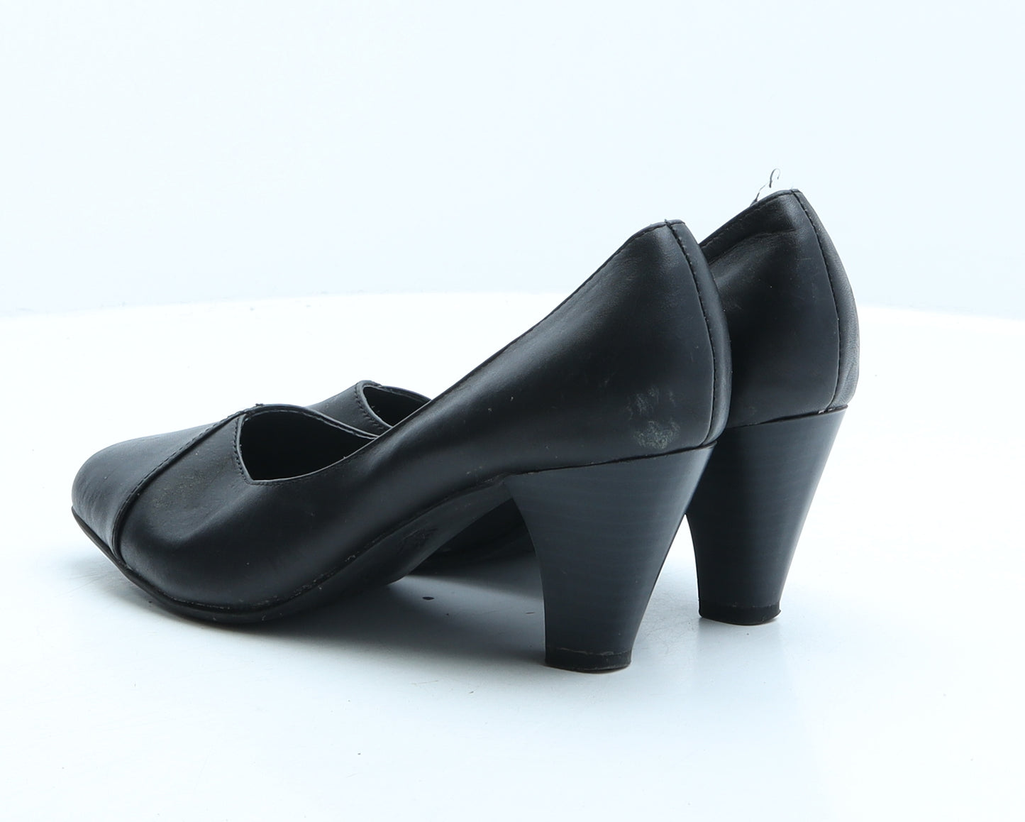 George Womens Black Synthetic Court Heel UK 4 37