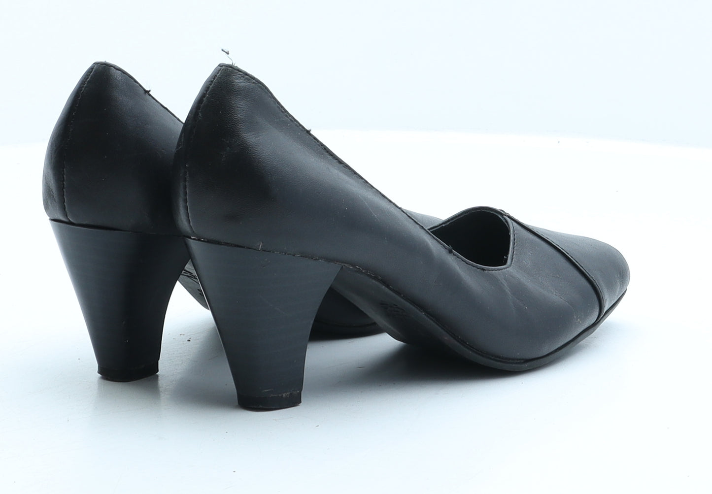 George Womens Black Synthetic Court Heel UK 4 37
