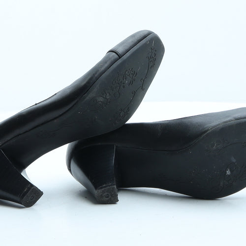George Womens Black Synthetic Court Heel UK 4 37