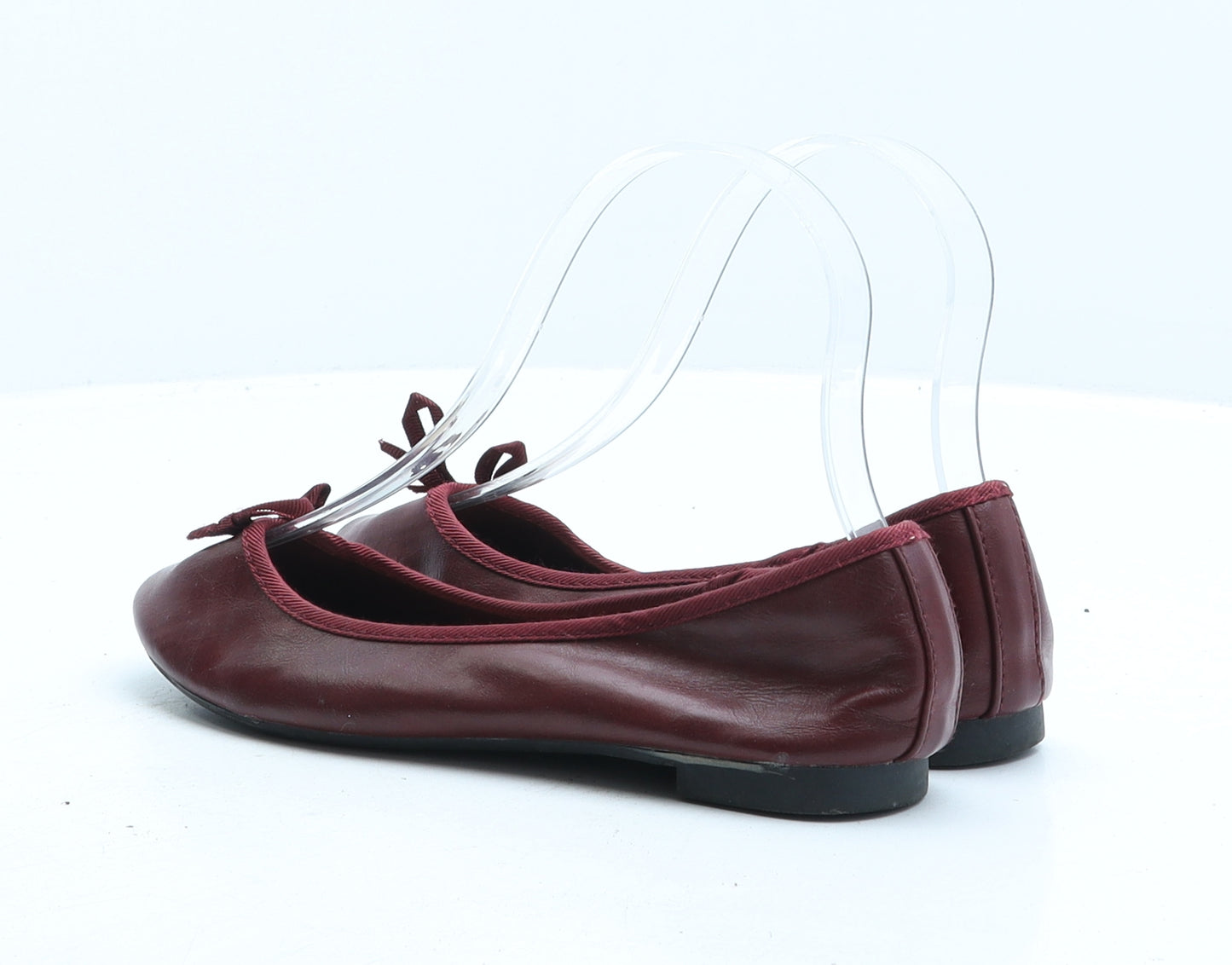 Primark Womens Red Synthetic Ballet Flat UK 3 36