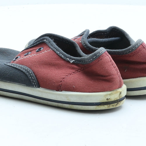 Preworn Boys Multicoloured Colourblock Fabric Trainer UK 13 31