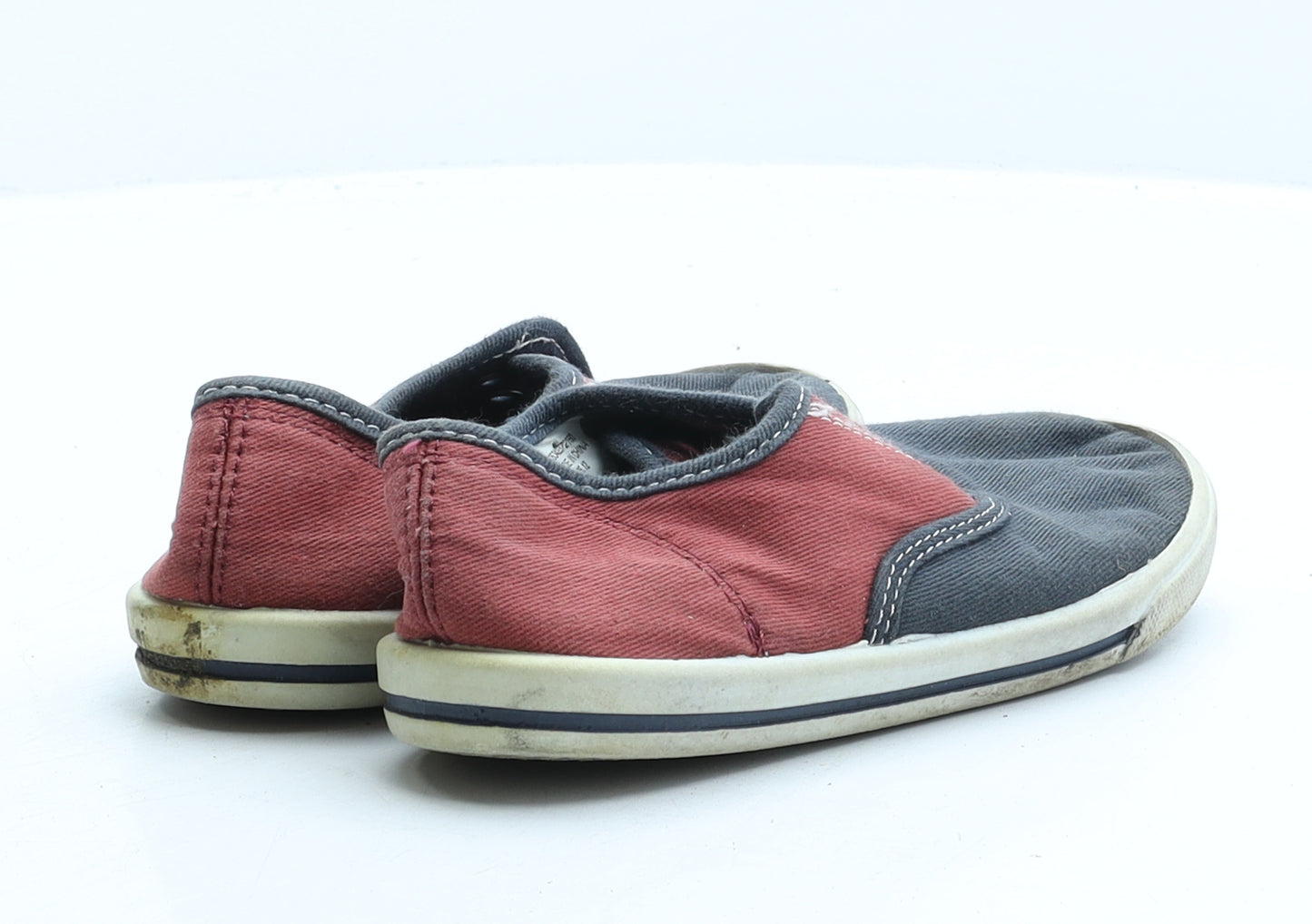 Preworn Boys Multicoloured Colourblock Fabric Trainer UK 13 31