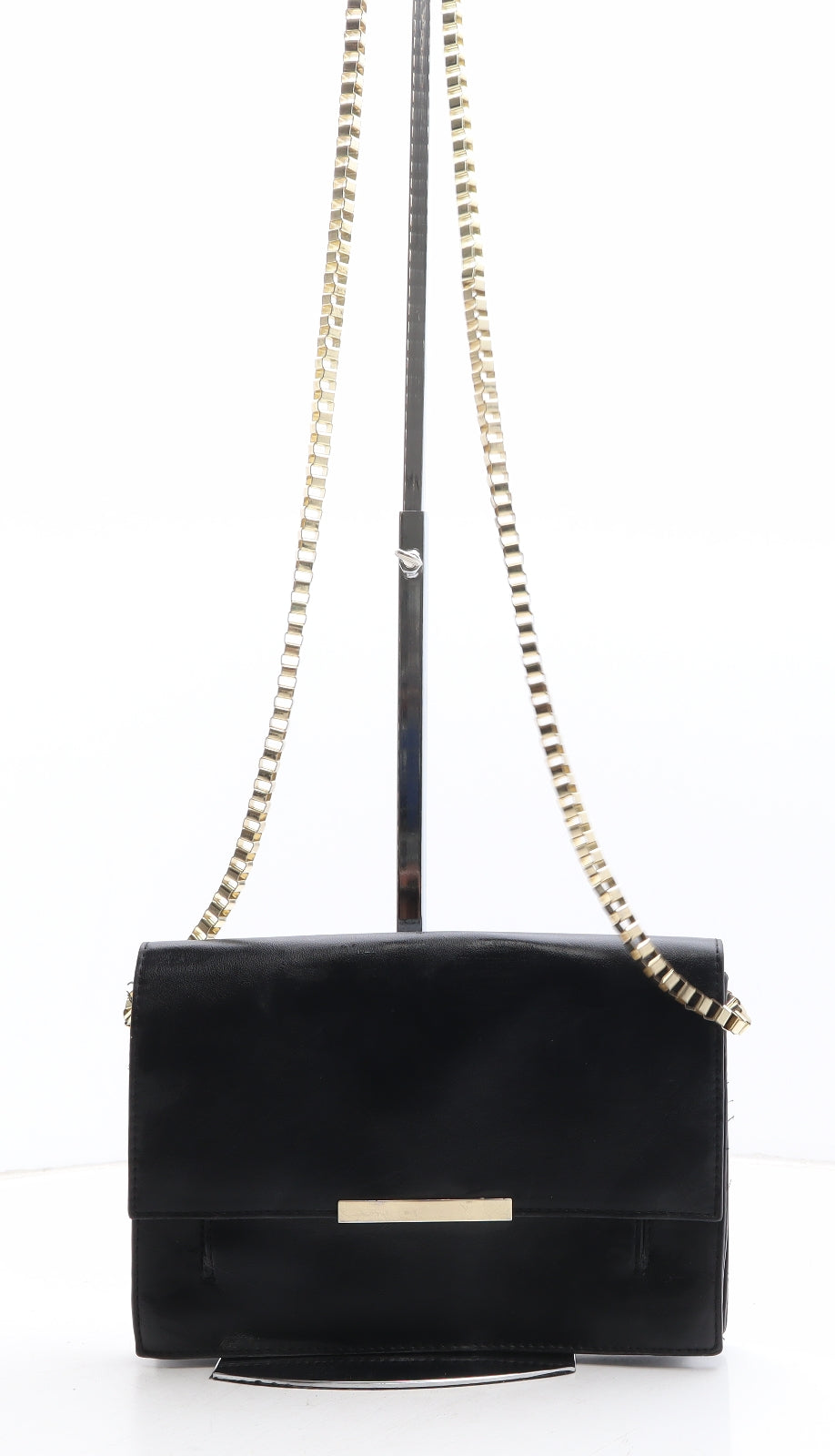 FOREVER 21 Womens Black Polyester Clutch Size Small