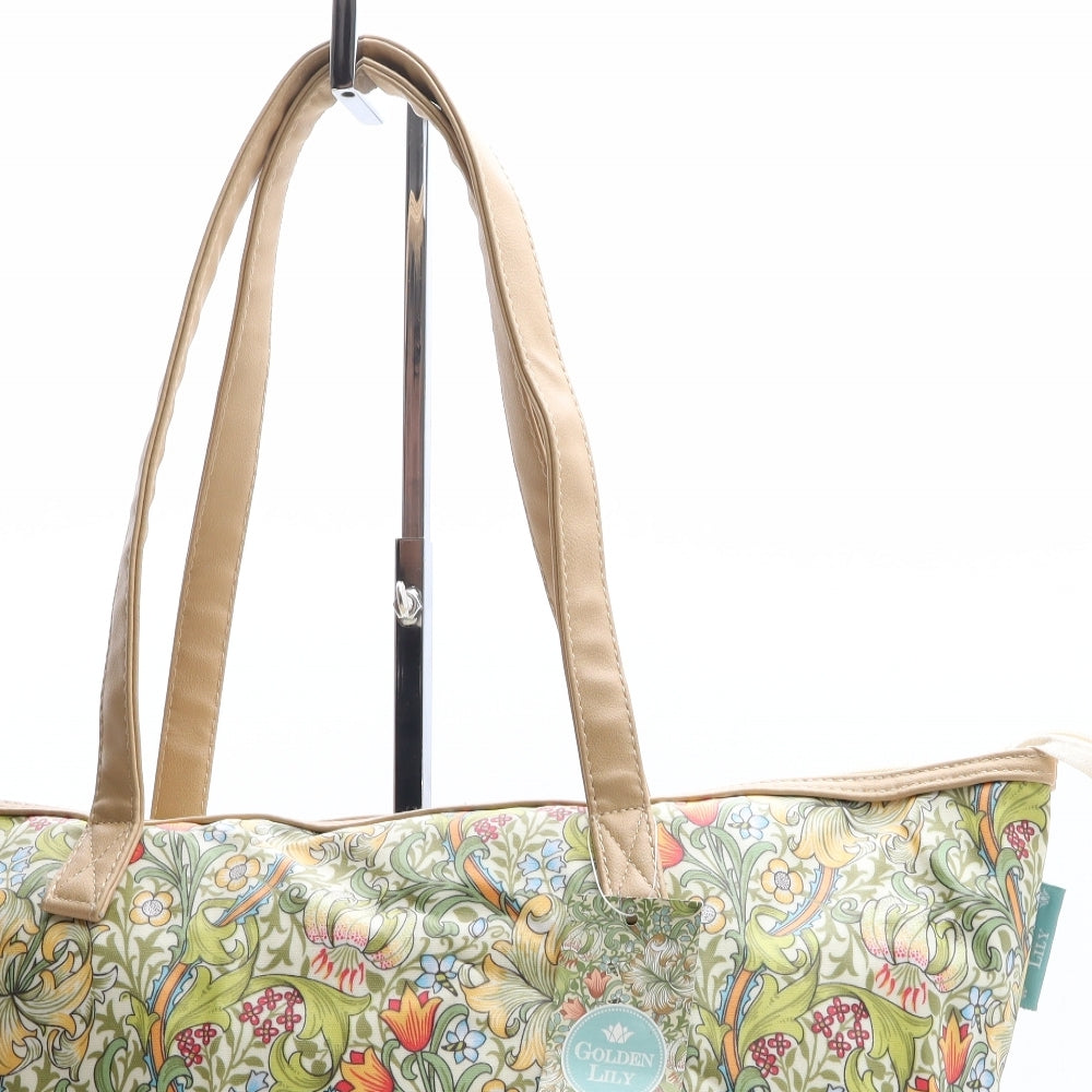 Golden Lily Womens Multicoloured Floral Canvas Shoulder Bag Size Large